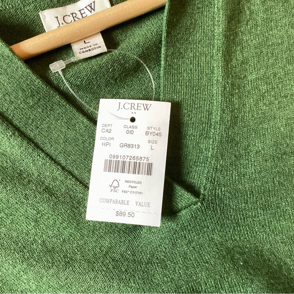 J. Crew Green Women's Sweater